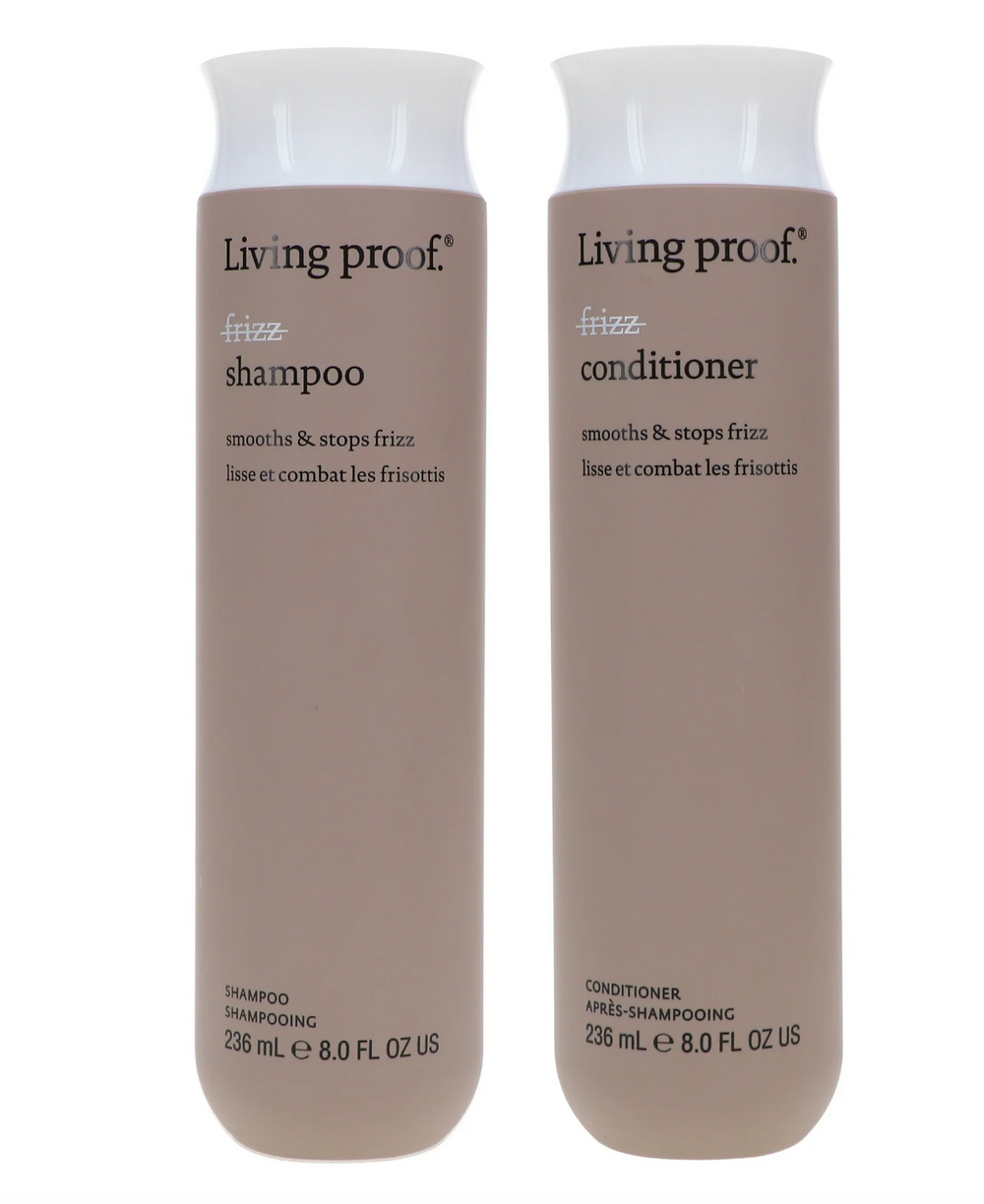 Living Proof No Frizz Shampoo & Conditioner 8 Oz Set - Beauty Gables