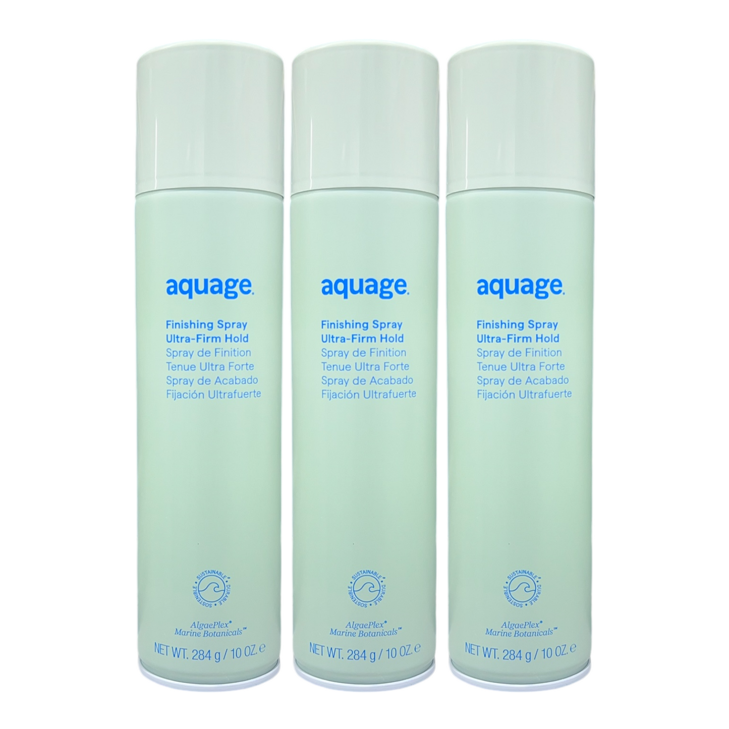 Aquage Finishing Spray Ultra-Firm Hold 10 Oz (Pack of 3) Beauty Gables