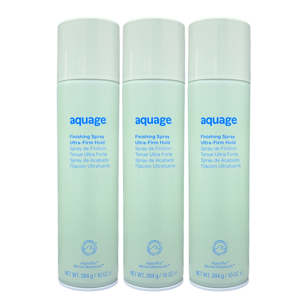 Aquage Finishing Spray Ultra-Firm Hold 10 Oz (Pack of 3)