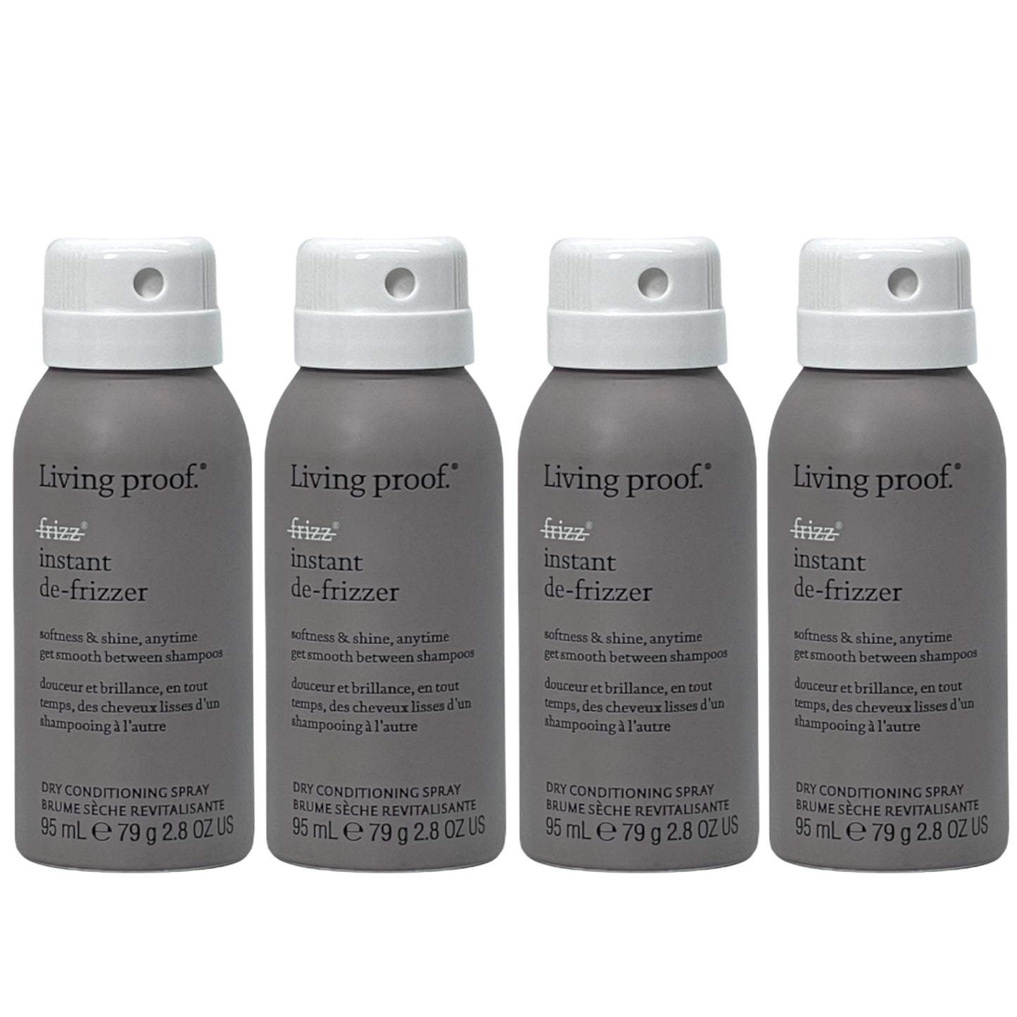 Living Proof No Frizz Instant De-Frizzer 2.8 Oz (Pack of 4) - Beauty Gables