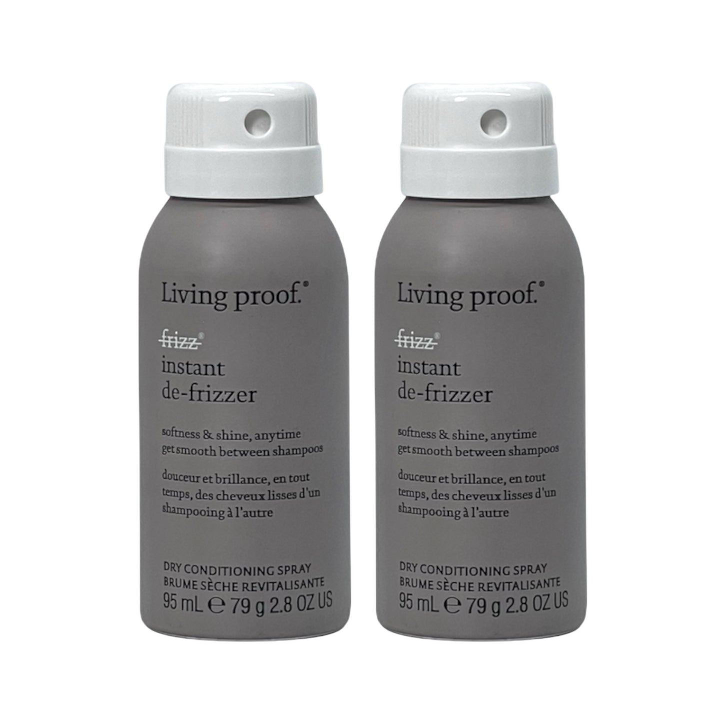 Living Proof No Frizz Instant De-Frizzer 2.8 Oz (Pack of 2) - Beauty Gables