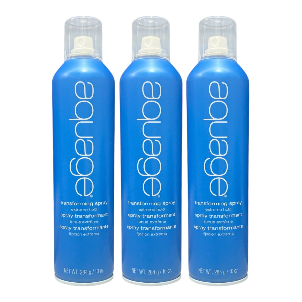 Aquage Transforming Extreme Hold Hairspray 10 Oz (Pack of 3)