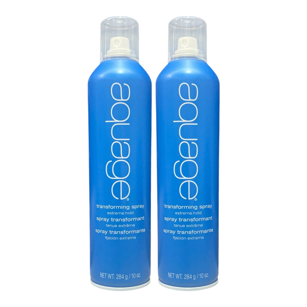Aquage Transforming Extreme Hold Hairspray 10 Oz (Pack of 2)