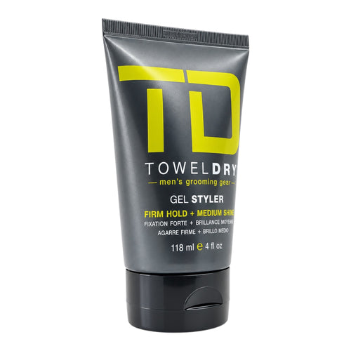 TowelDry Gel Styler Firm Hold + Medium Shine 4 Oz (Pack of 2)
