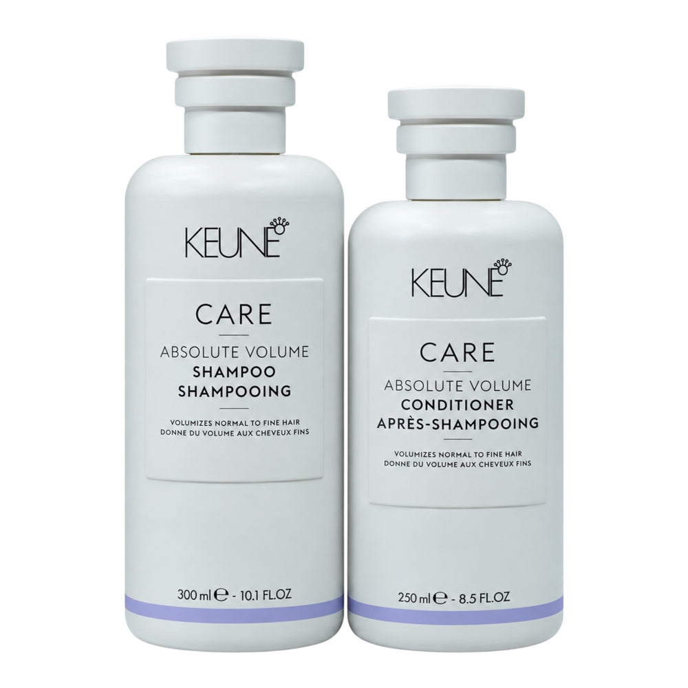 Keune Care Absolute Volume Shampoo 10.1 Oz & Conditioner 8.5 Oz Set