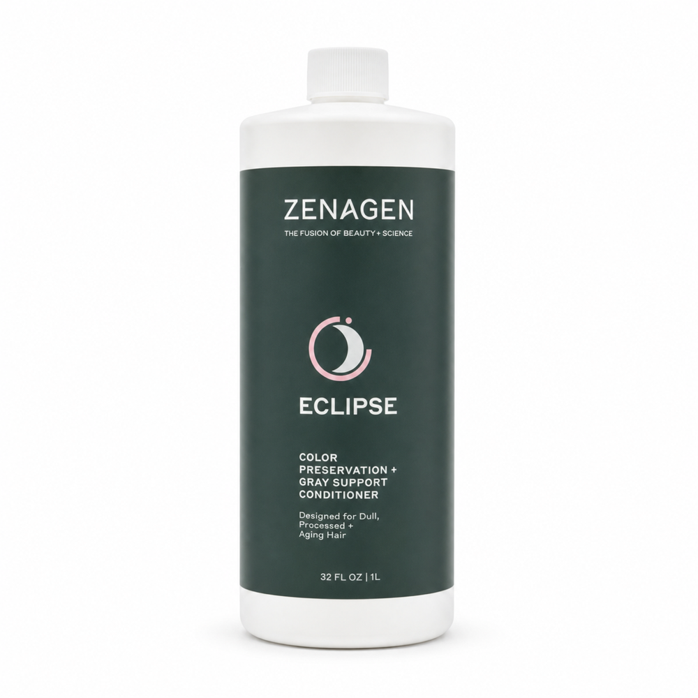 Zenagen Eclipse Color Preservation+Gray Support Conditioner Designed for Dull, Processed+Aging Hair 32 Oz
