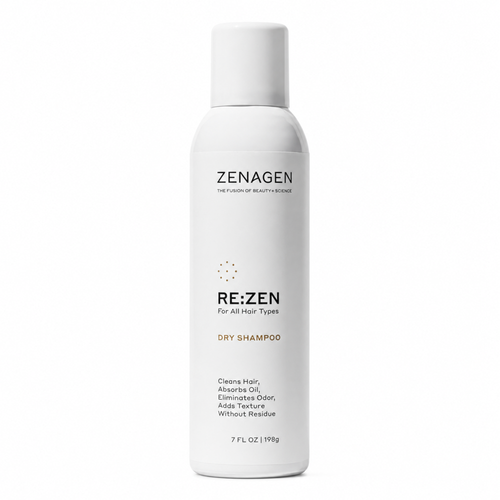 Zenagen Re:Zen Dry Shampoo | Cleans Hair, Absorbs Oil, Eliminates Odor, Adds Texture 7 Oz