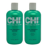 CHI Curl Preserve System Low PH Shampoo 12 OZ (Pack of 2)