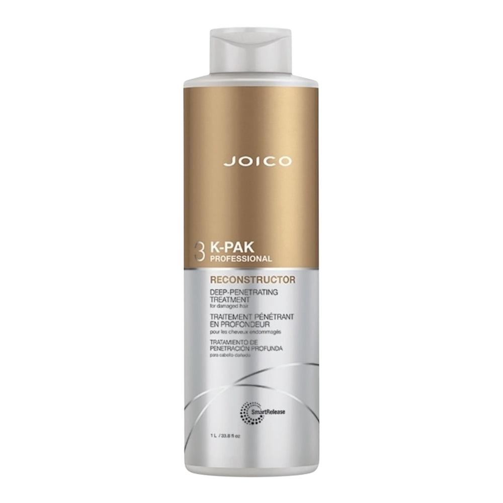 Joico K-Pak Reconstruct Deep-Penetrating Reconstructor 33.8 oz jar with white lid and label for damaged hair repair