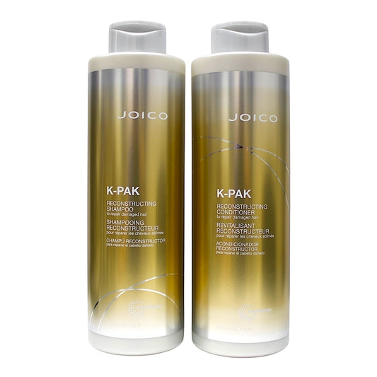 Joico K-Pak Reconstructing Shampoo & Conditioner 33.8 Oz Set - Beauty Gables