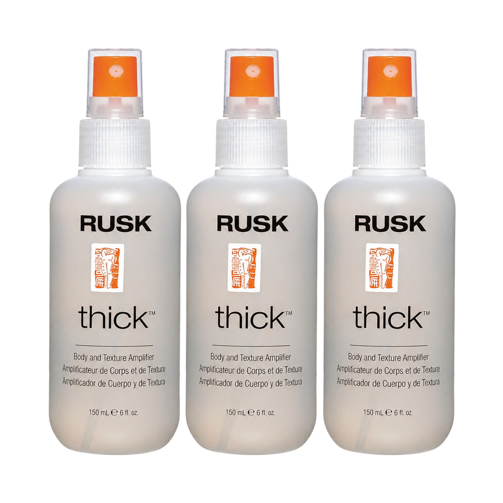 Rusk Thick Body + Texture Amplifier Spray 6 Oz (Pack 3)