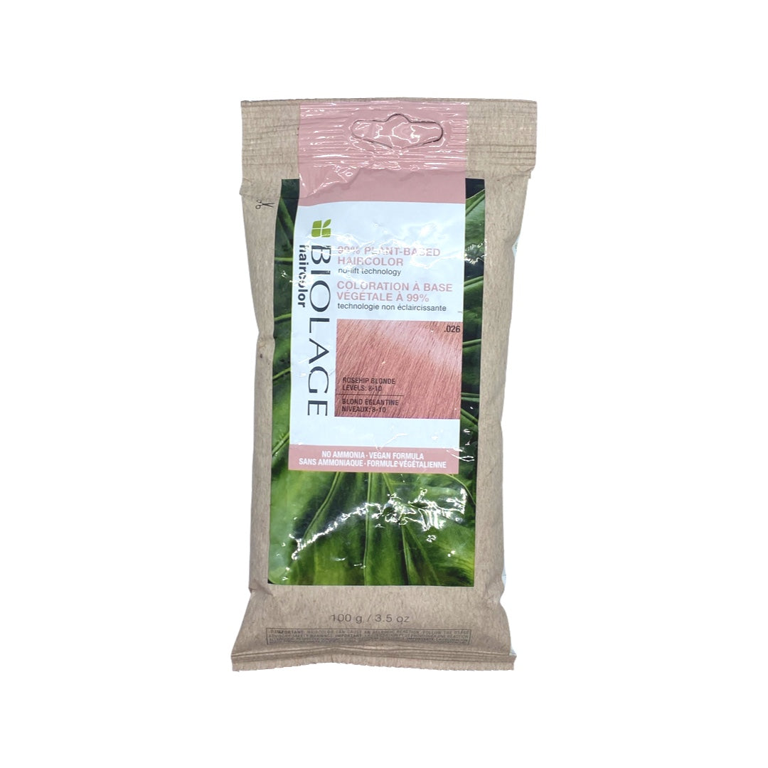 Matrix Biolage Plant-Based Haircolor Rosehip Blonde Levels 8-10 (.026) - Beauty Gables 