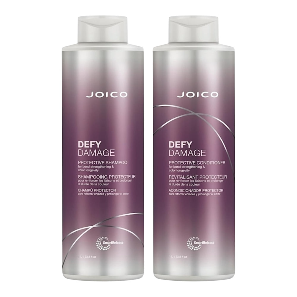 Joico Defy Damage Protective Shampoo & Conditioner 33.8 Oz Set - Beauty Gables