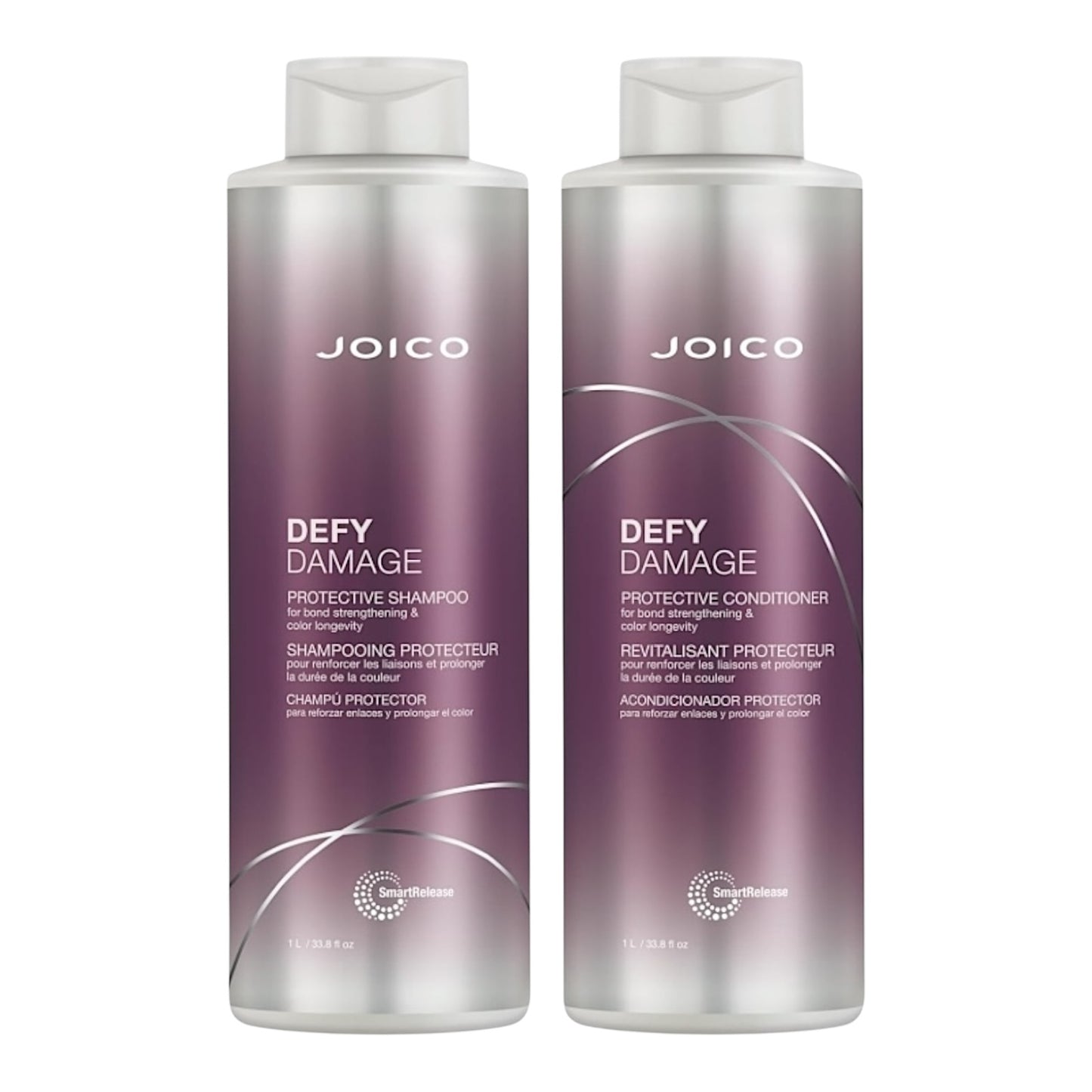 Joico Defy Damage Protective Shampoo & Conditioner 33.8 Oz Set - Beauty Gables