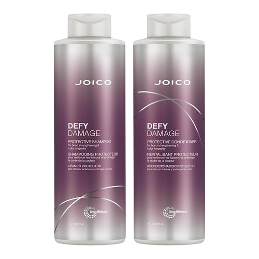 Joico Defy Damage Protective Shampoo & Conditioner 33.8 Oz Set - Beauty Gables