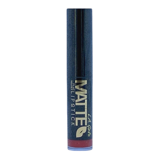 L.A Girl Matte Flat Velvet Lipstick Hot Stuff 0.10 Oz - Beauty Gables 
