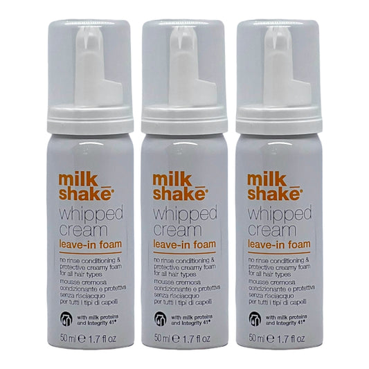 Milk Shake Whipped Cream Leave-in Foam 1.7 Oz (Pack of 3) - Beauty Gables 