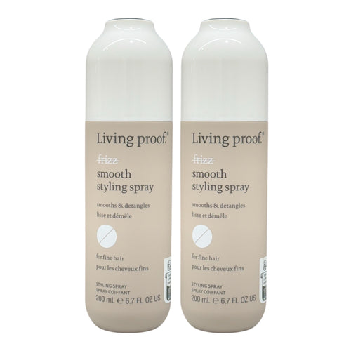 Living Proof No Frizz Smooth Styling Spray 6.7 Oz (Pack of 2)