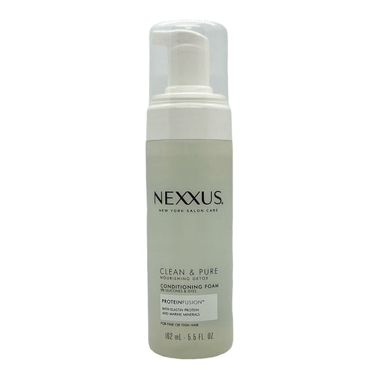 Nexxus Clean & Pure with ProteinFusion Conditioning Hair Foam 5.5 Oz - Beauty Gables 