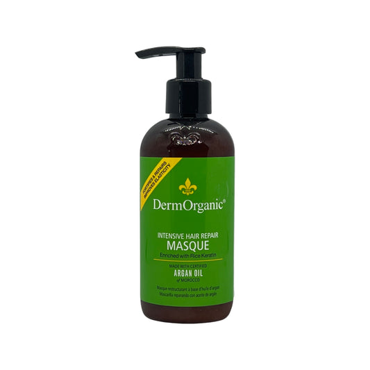 DermOrganic Intensive Hair Repair Masque with Argan Oil 8.5 Oz Beauty Gables
