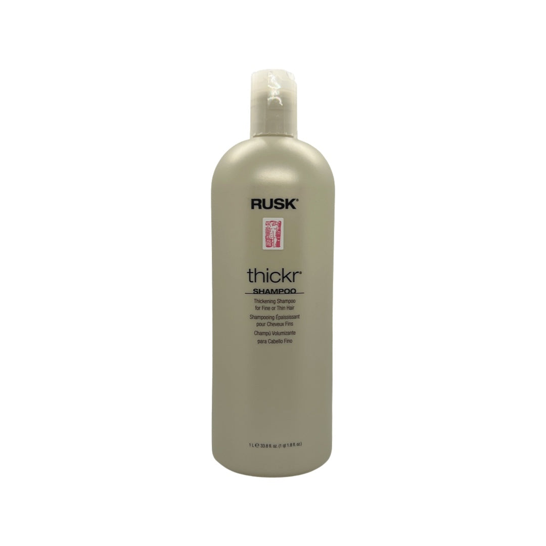 Rusk Thickr Shampoo Thickening for Fine Hair or Thin Hair 33.8 Oz - Beauty Gables 