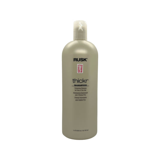 Rusk Thickr Shampoo Thickening for Fine Hair or Thin Hair 33.8 Oz - Beauty Gables 