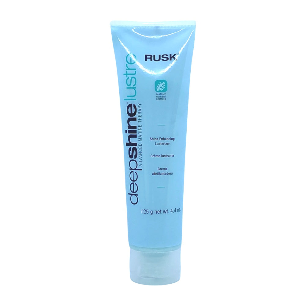 Rusk Deepshine Lustre Shine Enhancing Lusterizer hair styling cream in 4.4 oz jar, smooth and add shine to hair.