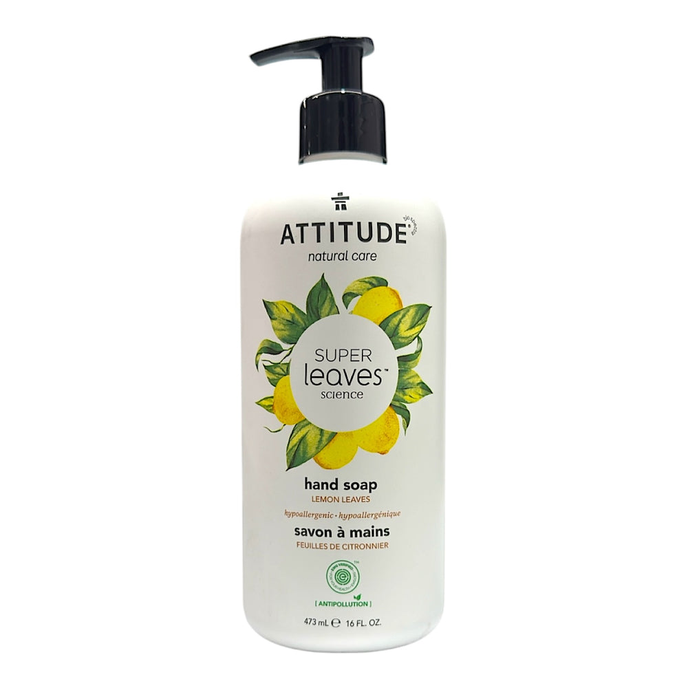 Attitude Hand Soap Lemon Leaves 16 Oz - Beauty Gables