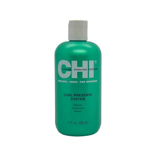 CHI Curl Preserve System Low PH Shampoo 12 OZ - Beauty Gables 