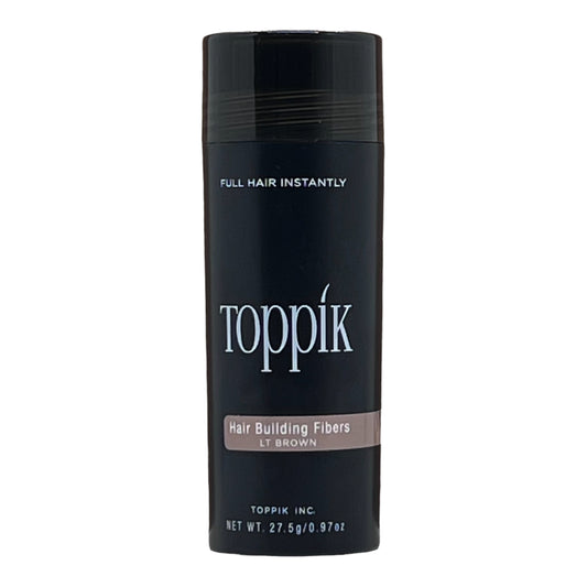 Toppik Hair Building Fibers Light Brown 0.97 Oz - Beauty Gables 