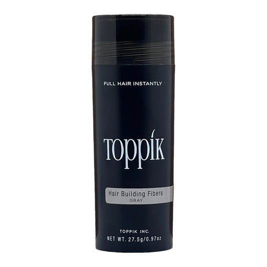 Toppik Hair Building Fibers Gray 0.97 Oz - Beauty Gables 