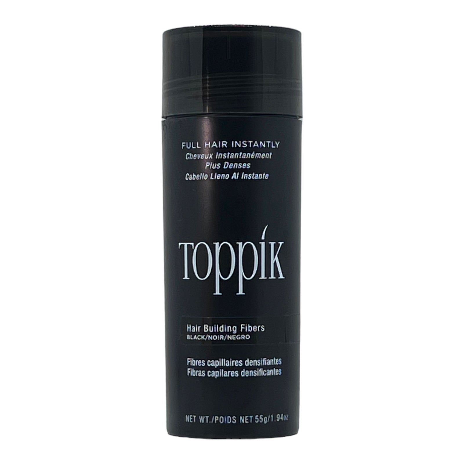 Toppik Hair Building Fibers Black 1.94 Oz - Beauty Gables 