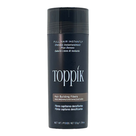 Toppik Hair Building Fibers Medium Brown 1.94 Oz - Beauty Gables 