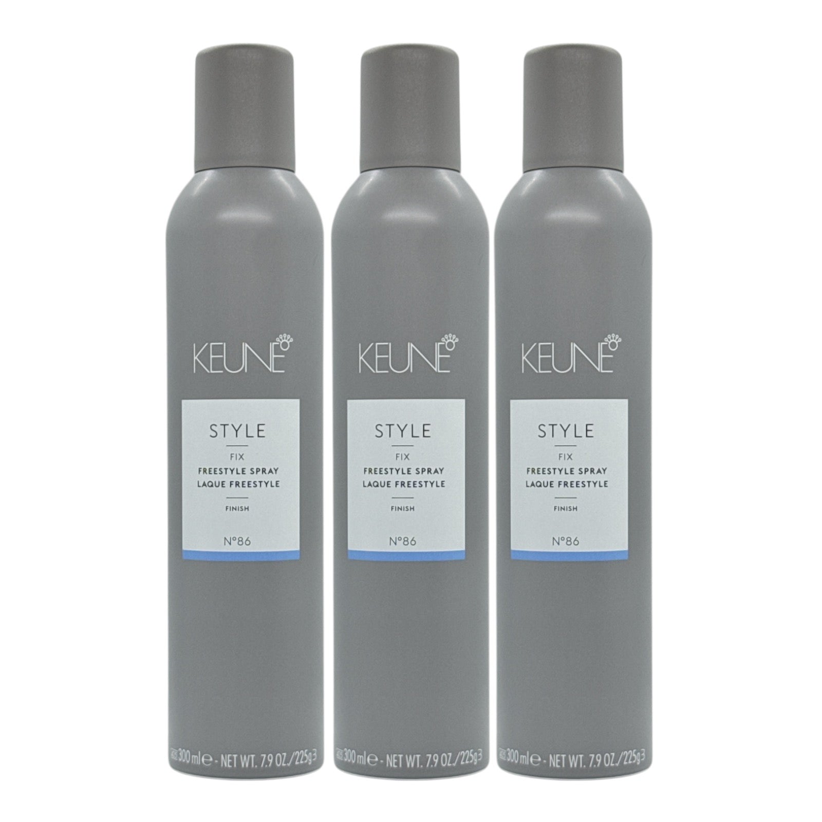 Keune Style Fix Freestyle Spray Laque Finish 7.9 Oz (Pack of 3) - Beauty Gables 