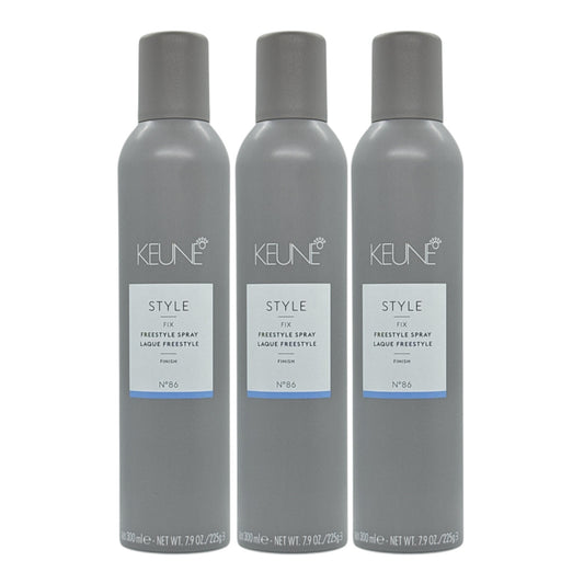 Keune Style Fix Freestyle Spray Laque Finish 7.9 Oz (Pack of 3) - Beauty Gables 