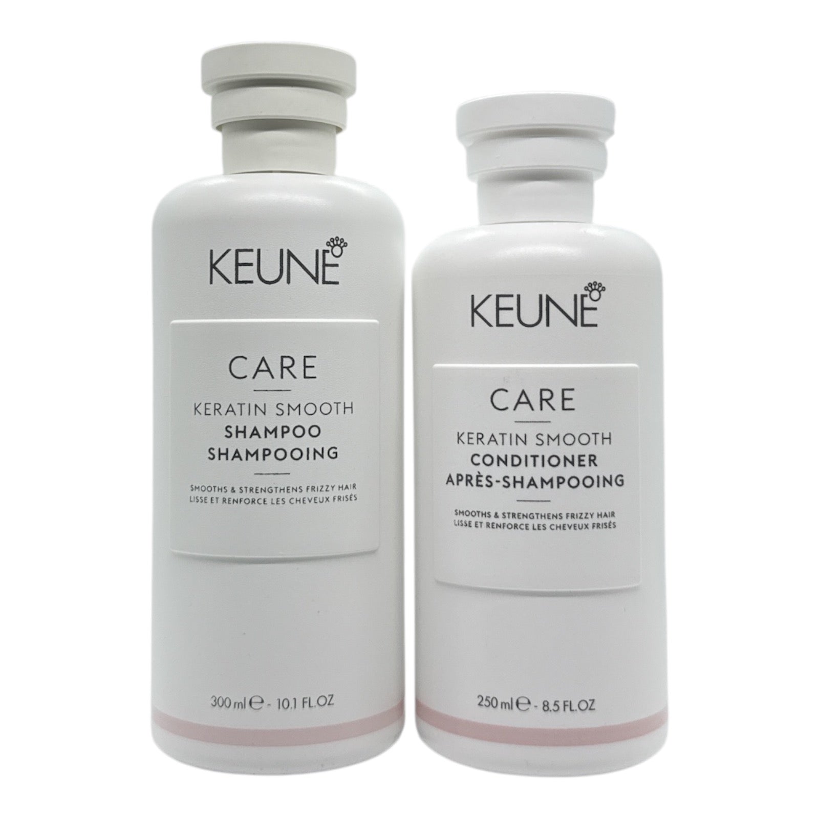 Keune Care Keratin Smooth Shampoo 10.1 & Conditioner 8.5 Oz Set - Beauty Gables 