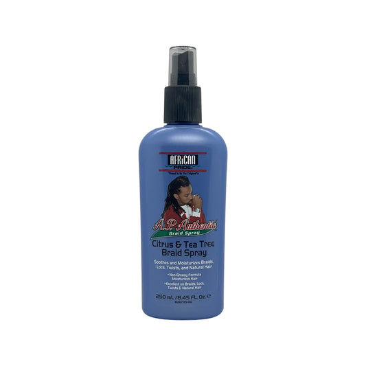 African Pride Ap Authentic Men Braid Spray 8.45 Oz - Beauty Gables 