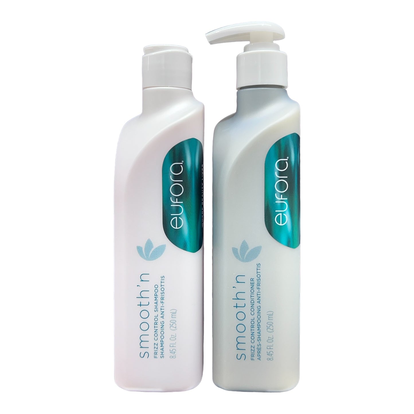 Eufora Smooth'n Frizz Control Shampoo & Conditioner 8.45 Oz Set - Beauty Gables 