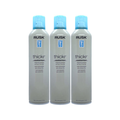 Rusk Thickr Thickening Hairspray for Fine Hair 10.6 Oz (Pack of 3) - Beauty Gables