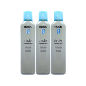 Rusk Thickr Thickening Hairspray for Fine Hair 10.6 Oz (Pack of 3)