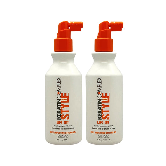 Keratin Complex Style Lift Off Root Amplifying Styling Gel 8 Oz (Pack of 2) - Beauty Gables 