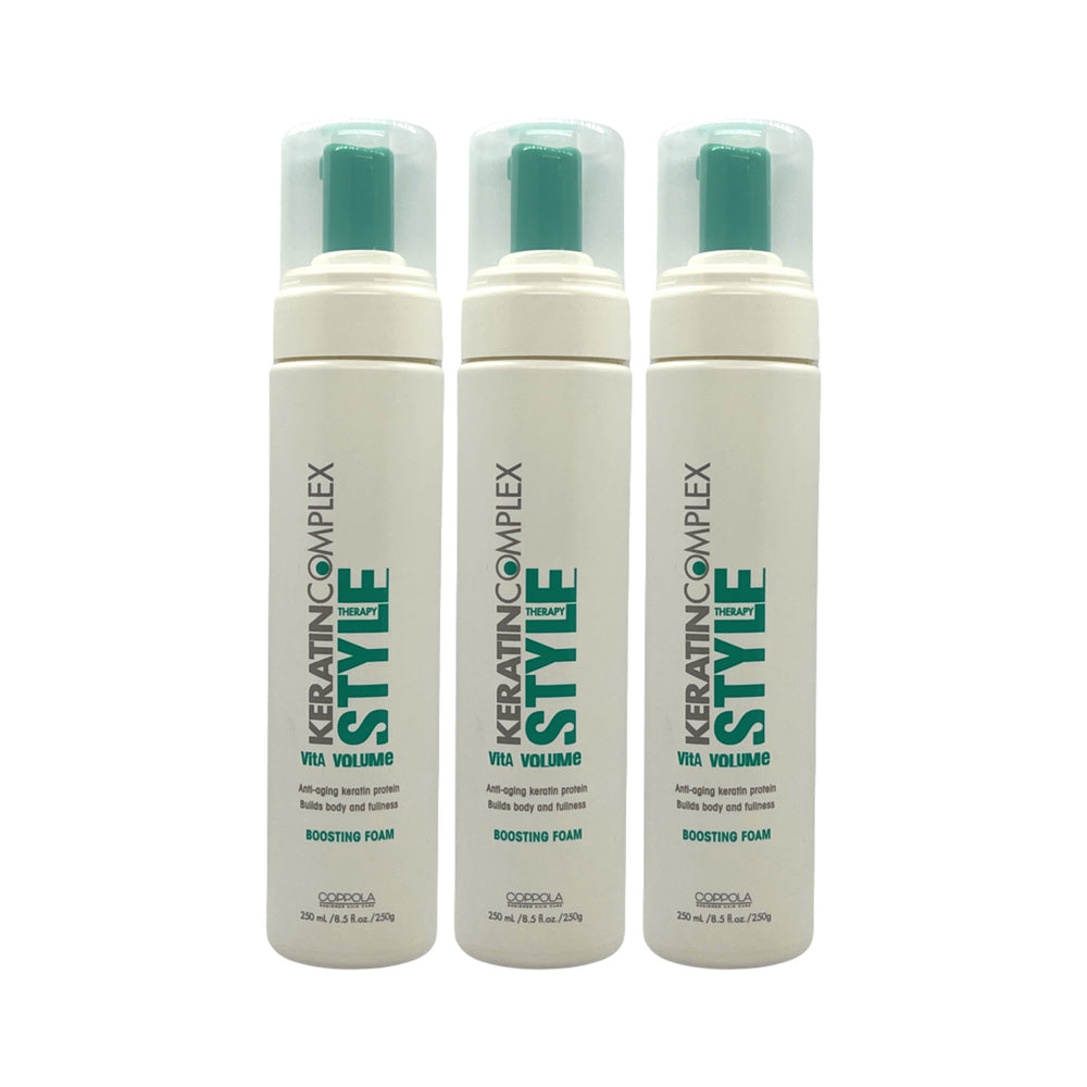 Keratin Complex Vita Volume Boosting Foam 8.5 Oz (Pack of 3)