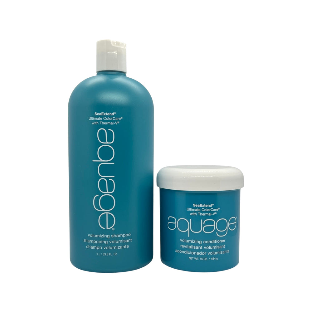 Aquage Volumizing Shampoo 33.8 Oz & Conditioner 16 Oz Set Beauty Gables