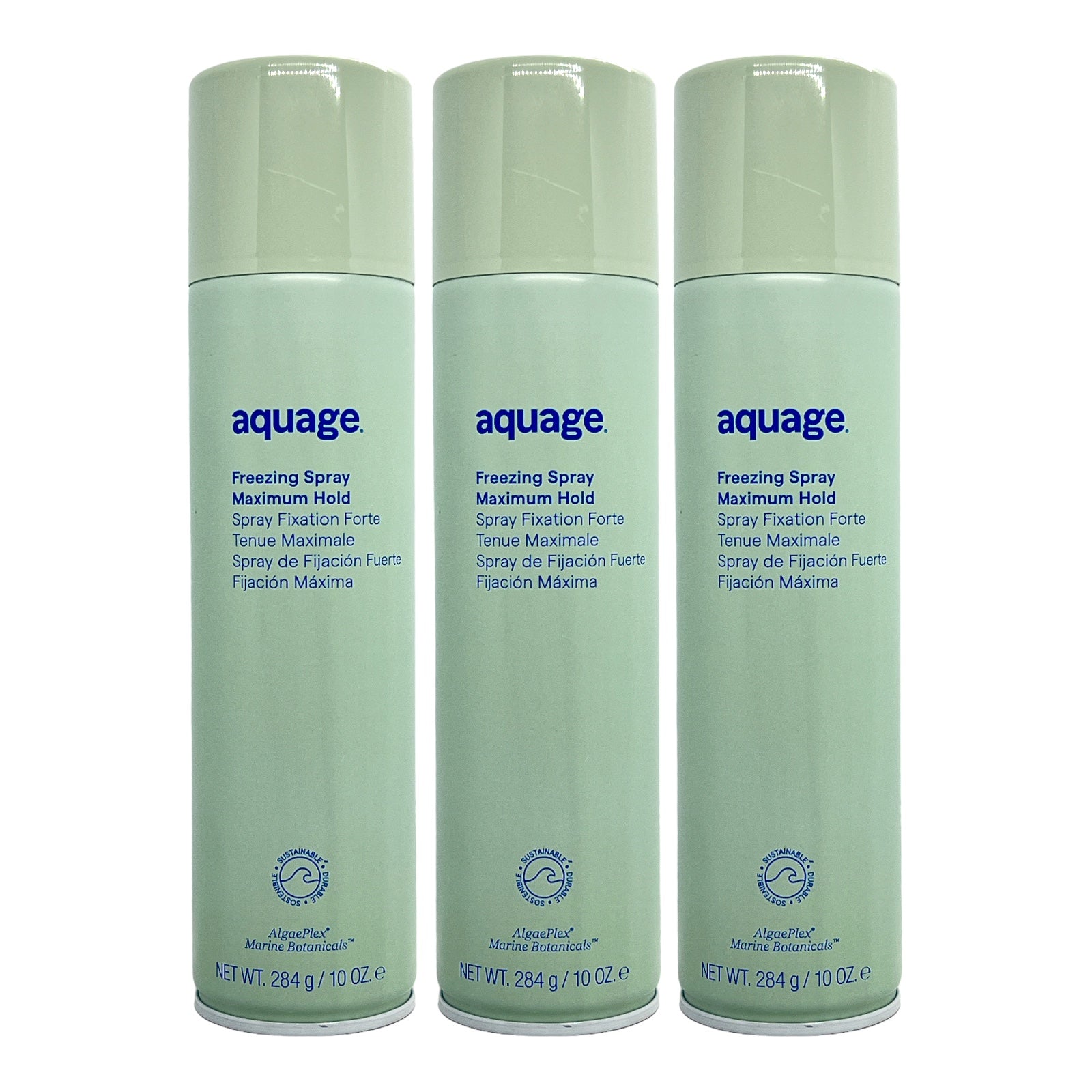 Aquage Freezing Spray Maximum Hold 10 Oz (Pack of 3) - Beauty Gables 