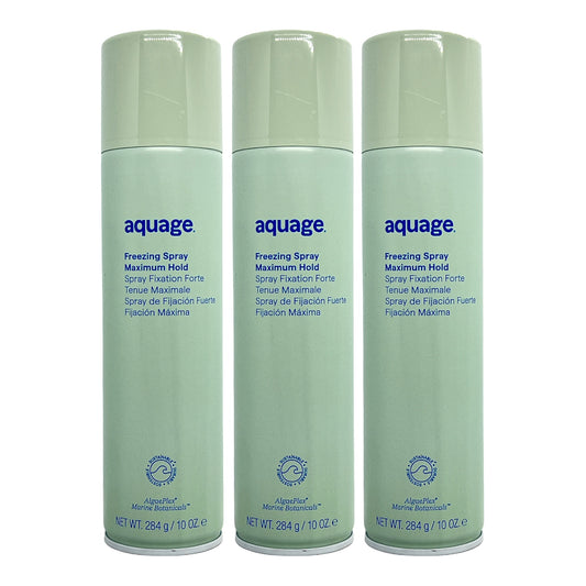 Aquage Freezing Spray Maximum Hold 10 Oz (Pack of 3) - Beauty Gables 
