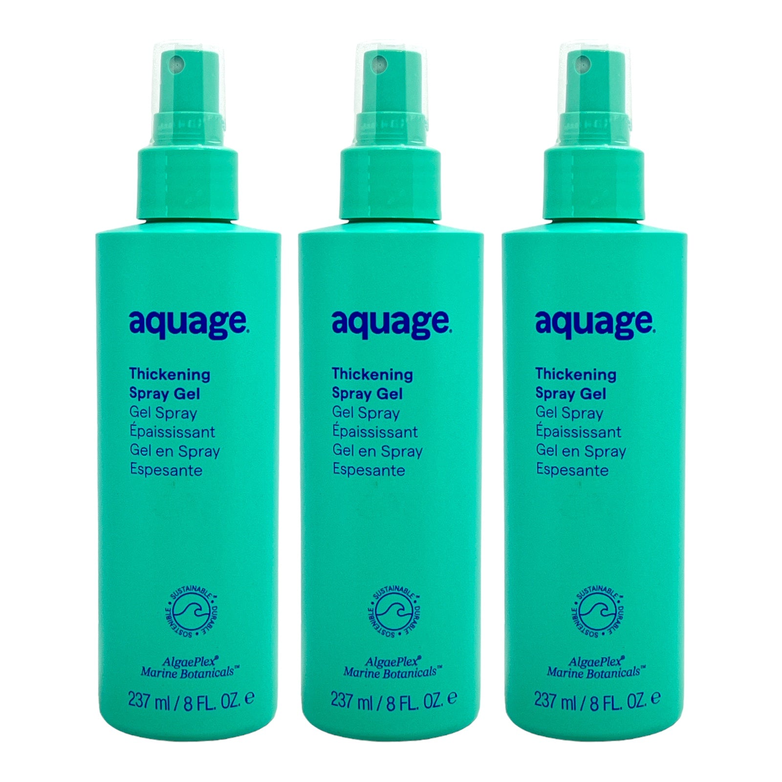 Aquage Thickening Spray Gel 8 Oz (Pack of 3) - Beauty Gables 