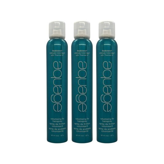 Aquage SeaExtend Volumizing Fix Hairspray 8 Oz (Pack of 3) - Beauty Gables