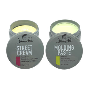 Johnny B Fibrous Street Cream & Molding Paste 3 Oz KIT