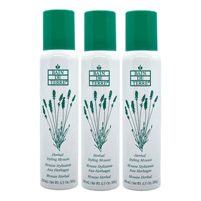 Bain de Terre Herbal Styling Mousse 6.5 Oz (Pack of 3) - Beauty Gables 