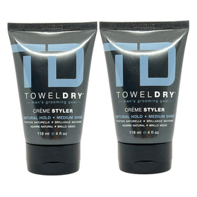 TowelDry Creme Styler + Natural Hold Shine 4 Oz (Pack of 2) - Beauty Gables 